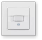 eQ-3 Homematic IP Wired Bewegungsmelder für 55er Rahmen Vorschaubild