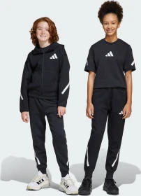adidas Tapered-Leg Z.N.E. Trainingshose lang schwarz/weiß (Junior)