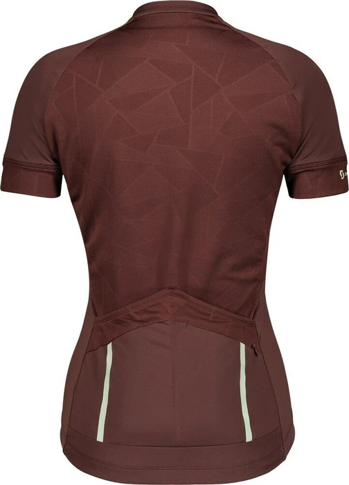 Scott Endurance 10 Trikot kurzarm maroon red/mint green (Damen)
