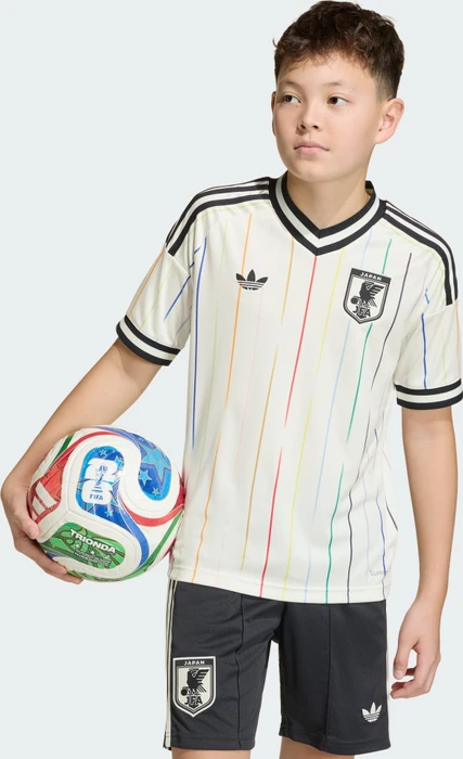 adidas FIFA WM 2026 Japan Auswärtstrikot kurzarm off white/black (Junior)