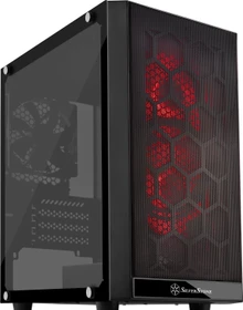 SilverStone Precision PS15, schwarz, Lüfter LED RGB, Glasfenster