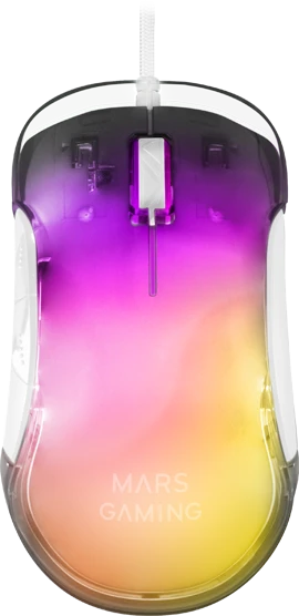 Mars Gaming MMGLOW weiß, USB