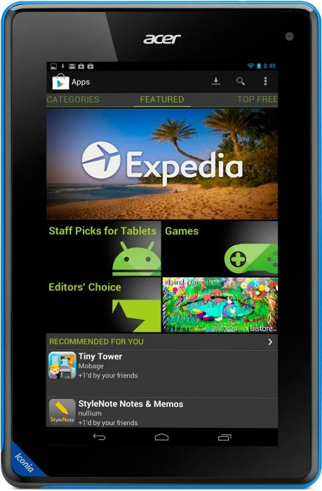 Acer Iconia Tab B1-A71, 8GB