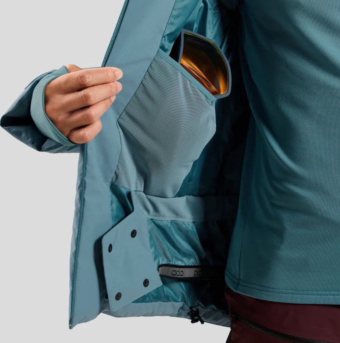 Odlo Cocoon S-Thermic Skijacke provincial blue (Herren)