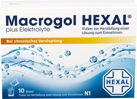 Hexal Macrogol plus Elektrolyte Hexal Pulver Beutel, 10 Stück