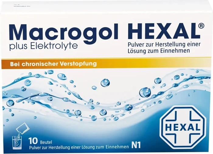 Hexal Macrogol plus Elektrolyte Hexal Pulver Beutel, 10 Stück