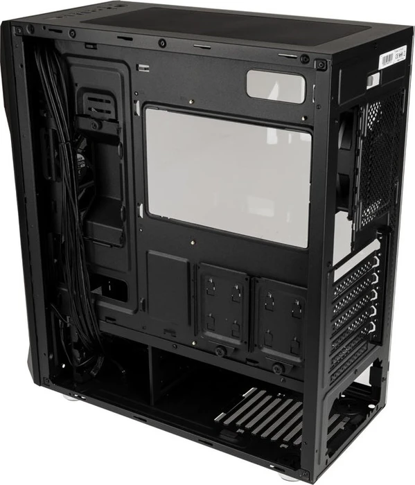 Zalman Z1 Plus, schwarz, Glasfenster