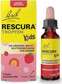 Nelsons Bach Original Rescura Kids Tropfen Erdbeer alkoholfrei, 10ml
