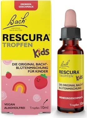 Nelsons Bach Original Rescura Kids Tropfen Erdbeer alkoholfrei, 10ml