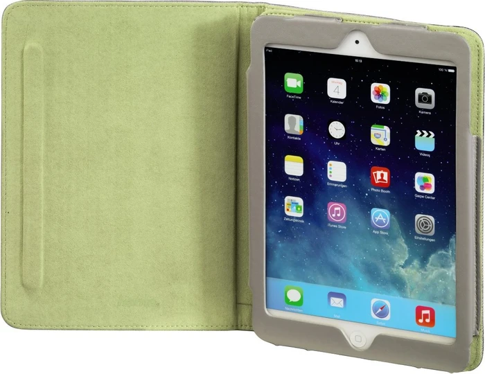 Hama Portfolio Lissabon für Apple Schutzhülle für iPad mini silber/grün