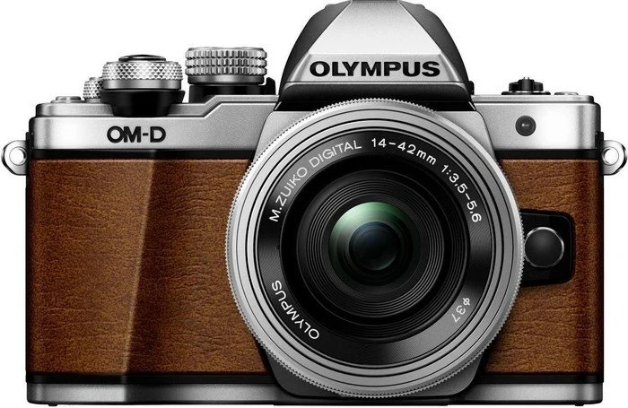 Olympus OM-D E-M10 Mark II braun mit Objektiv M.Zuiko digital ED 14-42mm 3.5-5.6 EZ