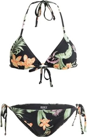 Roxy PT Beach Classics Tiki-Tri Bikini-Set anthracite/island escape (Damen)
