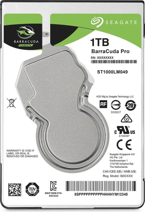 Seagate BarraCuda Pro Compute 1TB, 512e / 2.5" / SATA 6Gb/s