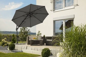 Schneider Rhodos Eco Twist Sonnenschirm 270x270cm anthrazit