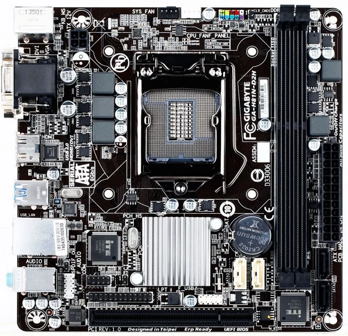 GIGABYTE GA-H81N-D2H (Intel 1150)