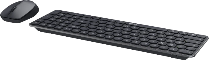 Rapoo 9310M Multi-mode Wireless Ultra-Slim Desktop Combo Set schwarz, USB/Bluetooth, DE