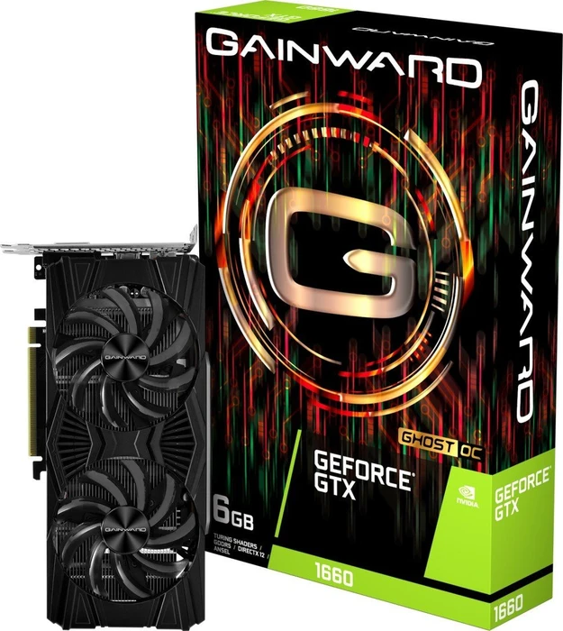 Gainward GeForce GTX 1660 Ghost OC, 6GB GDDR5, DVI, HDMI, DP