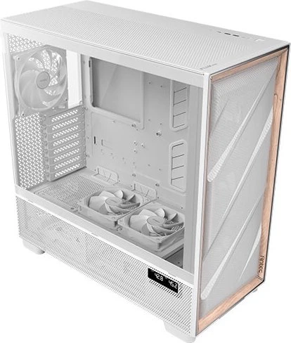 Antec Flux Pro, weiß/braun, Glasfenster