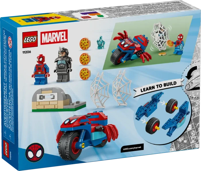 LEGO Juniors - Spidey auf Motorrad vs. Rhino