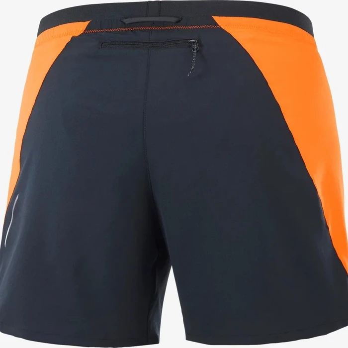 Salomon Cross 5 Hose kurz shocking orange/deep black/capsule (Damen)