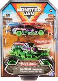 Spin Master Monster Jam Race Car Max-D 2er-Pack (verschiedene Ausführungen)