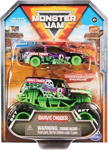 Spin Master Monster Jam Race Car Max-D 2er-Pack (verschiedene Ausführungen)