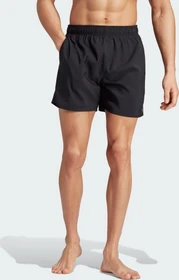 adidas Solid CLX Short-Length Badeshorts black/lucid lemon (Herren)