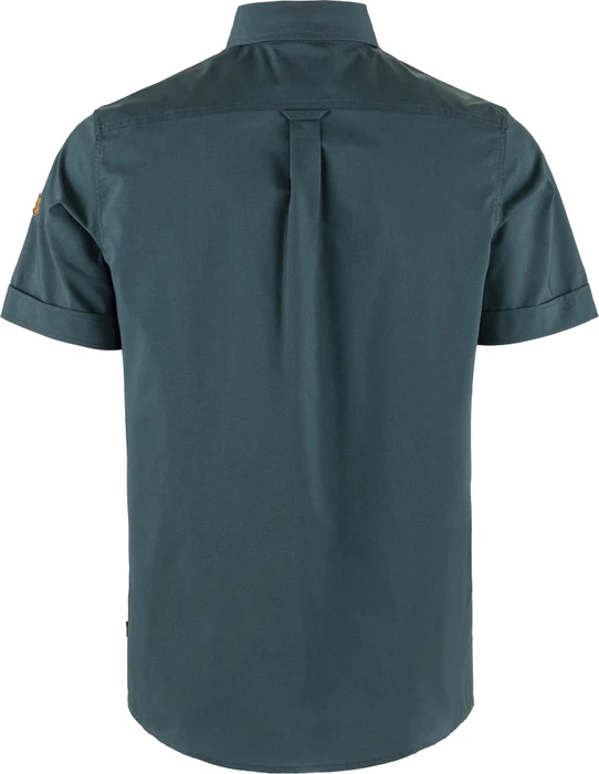 Fjällräven Övik Air Stretch Hemd kurzarm mountain blue (Herren)