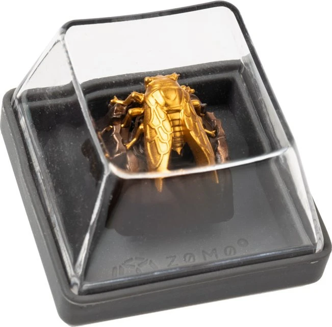 Zomoplus Fantastic Beasts Series Keycap Zikade, Aluminium, braun/gold, 1 Taste