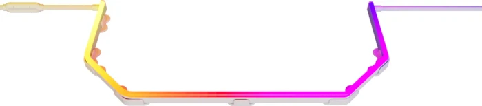 Hyte Noodle RGB Light Strip LN70, RGB beleuchtet, weiß