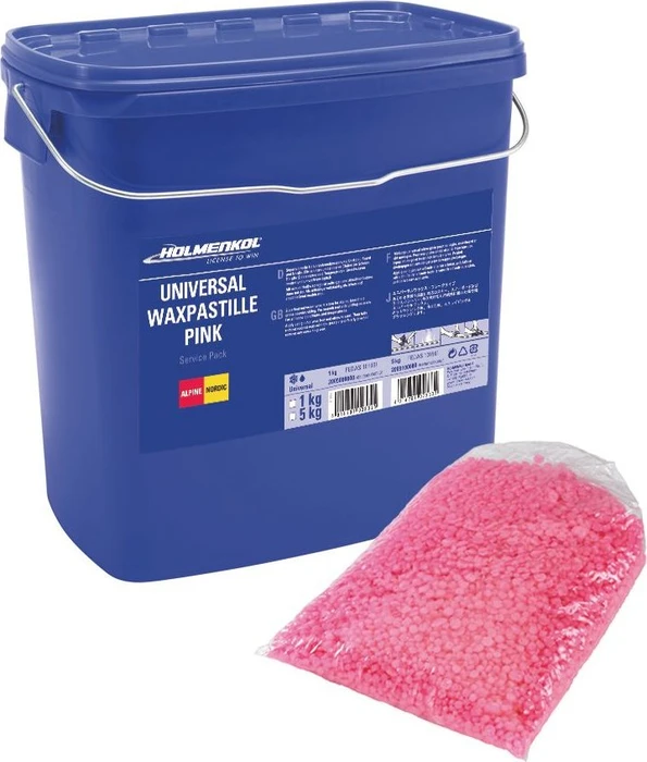 Holmenkol Universal Wax Pastille 5kg Wachs pink
