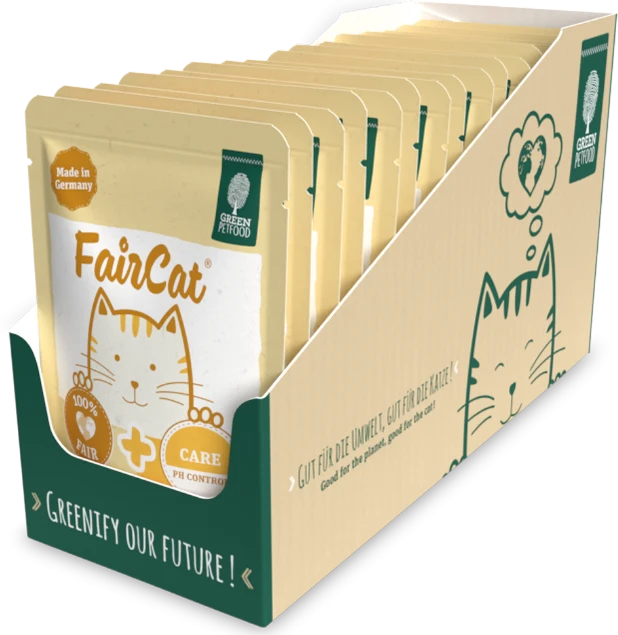 Green Petfood FairCat Care, Huhn, 680g (8x 85g)