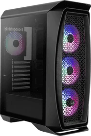 AeroCool Aero One Frost, schwarz, Glasfenster