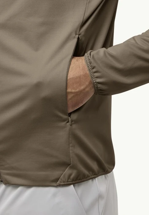 Jack Wolfskin Prelight FZ Jacke cold coffee (Herren)