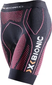 X-Bionic The Trick Laufhose kurz schwarz/rosa (Damen)