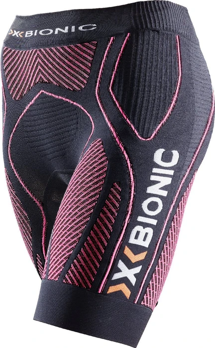 X-Bionic The Trick Laufhose kurz schwarz/rosa (Damen)