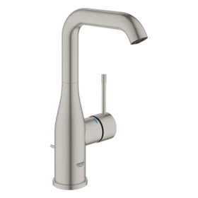 Grohe Essence Einhand-Waschbeckenarmatur 1/2" L-Size mit Ablauffernbedienung supersteel