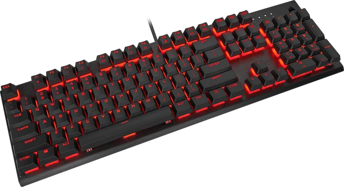 Corsair K60 PRO, LEDs rot, schwarz, Cherry VIOLA, USB, DE