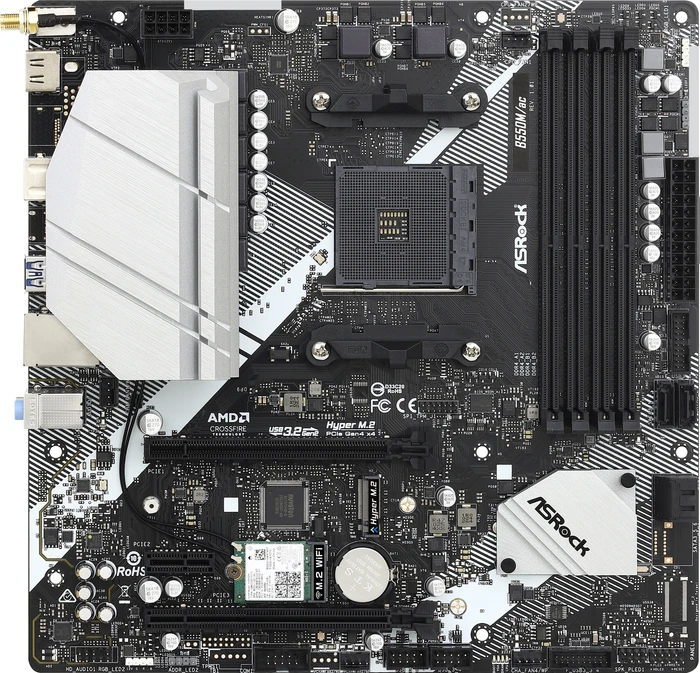 ASRock B550M/ac (AMD AM4)