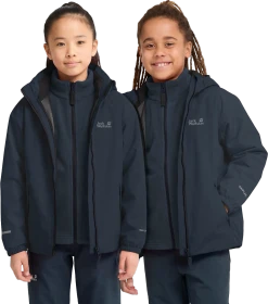 Jack Wolfskin Iceland 3in1 Funktionsjacke midnight sky (Junior)