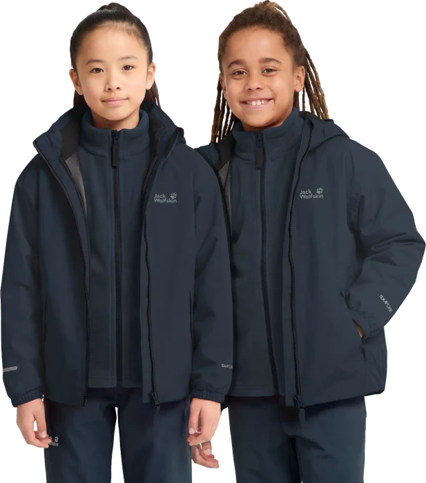 Jack Wolfskin Iceland 3in1 Funktionsjacke midnight sky (Junior)