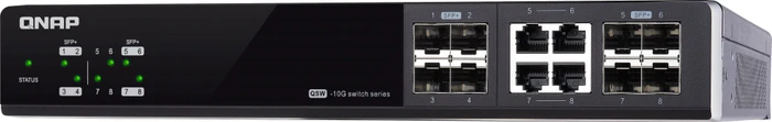 QNAP QSW-M800 Desktop 10G Managed Switch, 4x SFP+, 4x RJ-45/SFP+