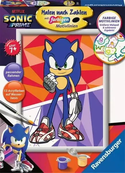 Ravensburger Malen nach Zahlen Sonic: New Yoke City