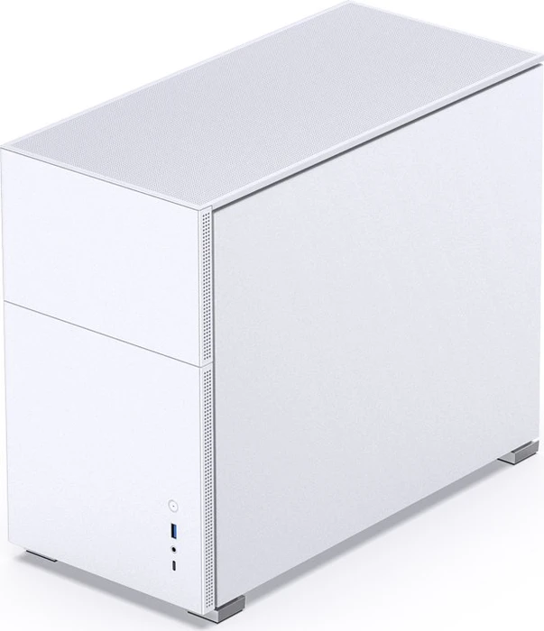 Jonsbo D31 White, weiß, Glasfenster