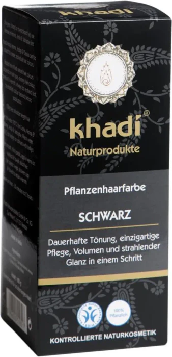 Khadi Haarfarbe schwarz, 100g