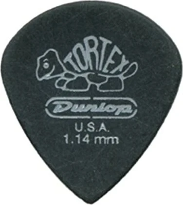 Dunlop Tortex Pitch Black Jazz III Pick, 1.14mm, 72-Pack