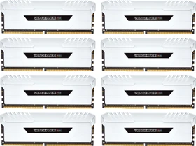 Corsair Vengeance RGB weiß UDIMM 128GB Kit, DDR4-3000, CL16-18-18-36