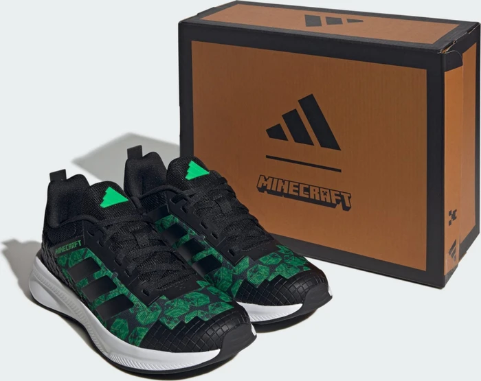 adidas Minecraft Fortarun 4.0 core black/cloud white (Junior)
