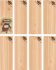 Axtschlag Holzplanke Western Red Cedar BBQ Party Pack, 8 Stück