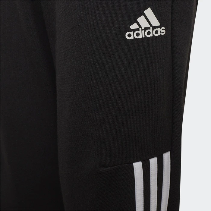 adidas 3-Streifen Trainingsanzug schwarz/weiß (Junior)